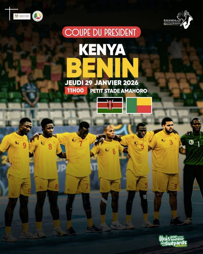 CAN SENIORS HOMMES, RWANDA 2026 ! Coupe du président : CONGO 27 – 27 BÉNIN KENYA vs BÉNIN (10h GMT)