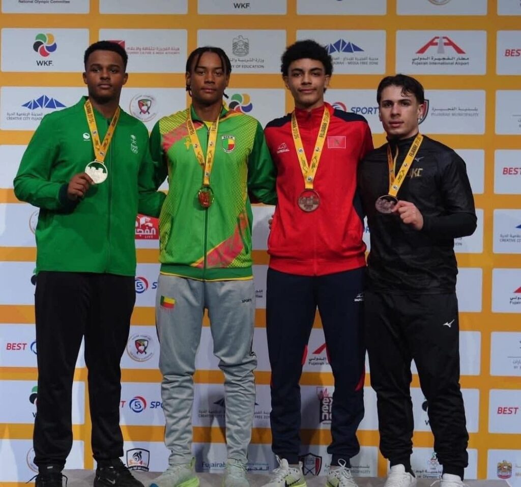 Karate Youth League 2026 : Ishane ADJANONHOUN se hisse au sommet mondial.