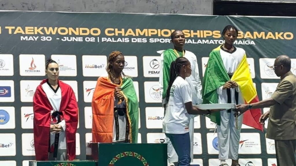 Championnat d’Afrique de Taekwondo : Cybellina Dagba s’offre le bronze